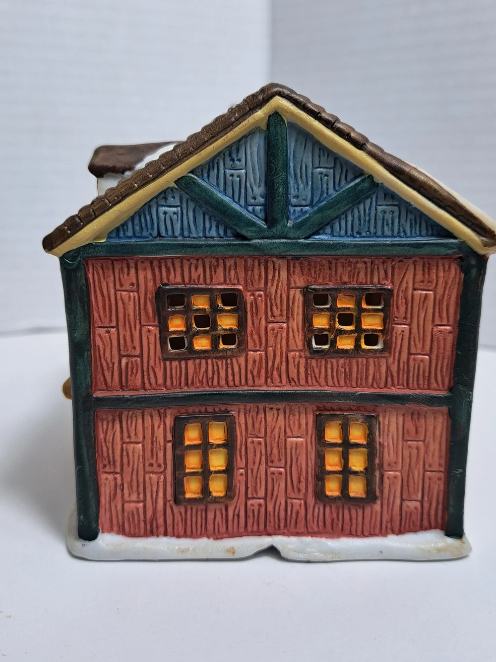 Vintage 1995 Dickens Sugar Creek Country Barn & 1995 Blacksmith Shop Lot of 2
